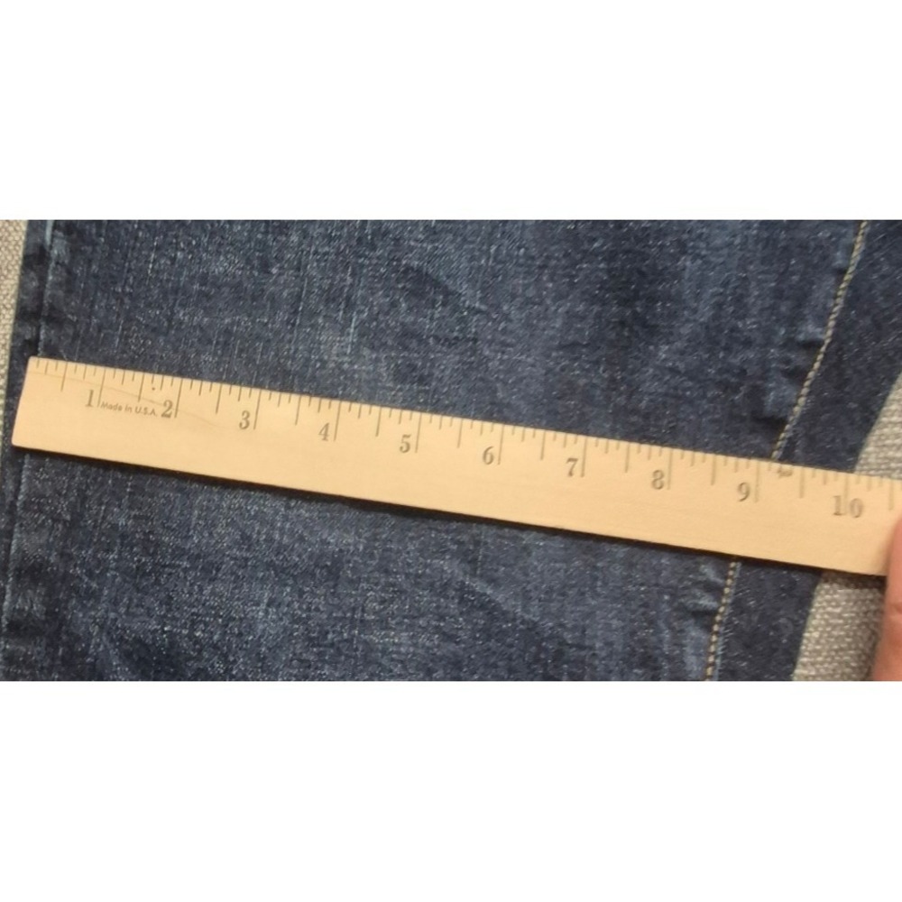 GAP Athletic Stretch men's dark wash denim blue jeans 38x30 Cotton stretch - Picture 3 of 15